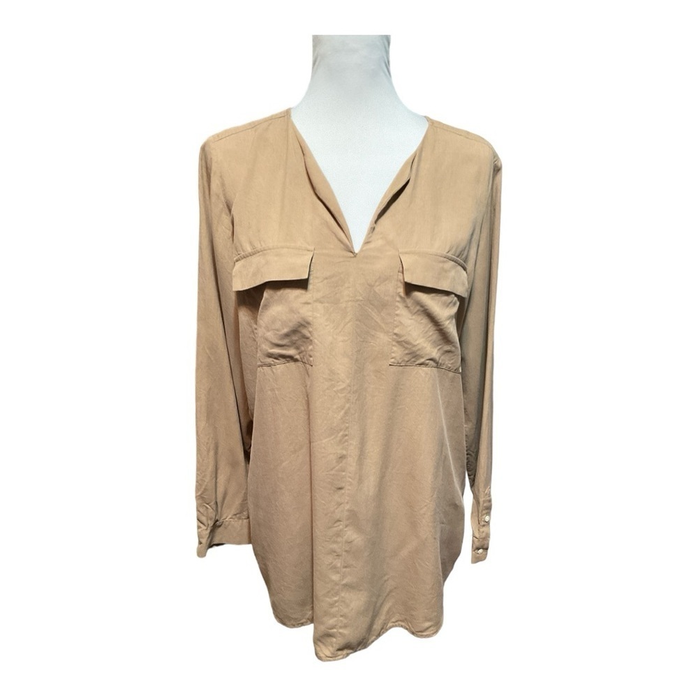 J Jill 100% Silk Top Size M‎